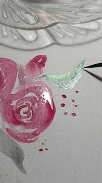 Wild Shine~Πέταλα από μετάξι 🥀 #art #watercolor #painting