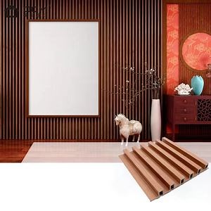 [Hot Item] Easy-Install Panels PVC Cladding Wooden Grain 3D WPC Wall Panels for Decoration