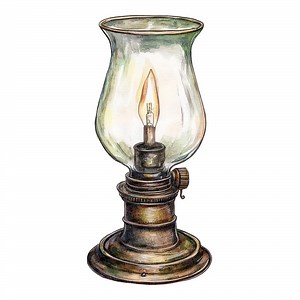 Antique Oil Lamp PNG Clip Art, 12x Vintage Lantern Clipart Set, Printable Watercolor Clip Art, Paper Crafts, Digital Download - Etsy