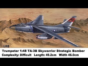 Trumpeter 1:48 TA-3B Skywarrior Strategic Bomber Kit Review