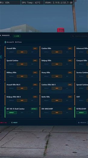 Control Every Weapon On Your Server | FiveM Admin Panel #Shorts