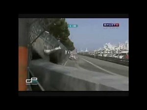 Romain Grosjean crash GP2 Monaco 2009