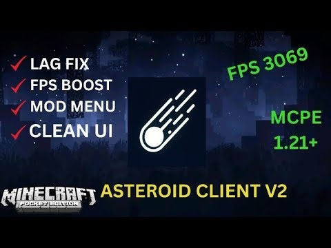 “Astroid Client MCPE | Best FPS Boost & PvP Client for Minecraft PE”