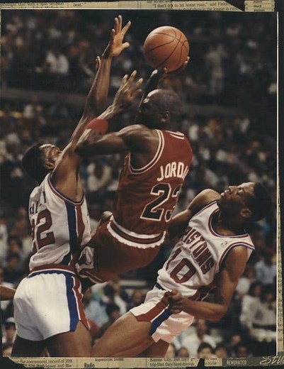 The game that started this epic rivalry Bulls vs Pistons #mj #rivalry #nba #fight | Two Three Gaming