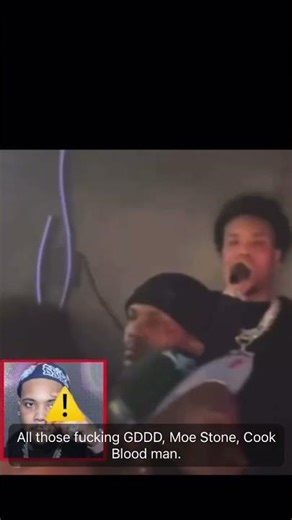 GHerbo talks to GD and everyone throwing rake inside his Ville club show #Chiraq #drill #rap #gherbo