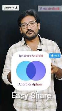 Easy 📲♥️👍🏻 Data Transfer between Android📱 to Iphone📲 #apple #transfer #easy