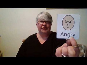 Learn the Makaton Signs: Emotions - happy, sad, angry, frightened, worried and calm