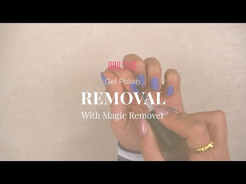 Gel Polish Removal with Magic Remover