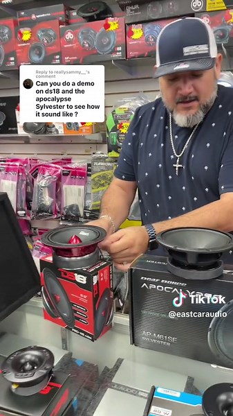 Replying to @reallysammy__ Ds18 VS apocalypse#fyp #houston #channelviewtx #caraudio #ds18 #apocalypse #deafbonce #voiceamplifier #🔥 #GOBIGORGOHOME