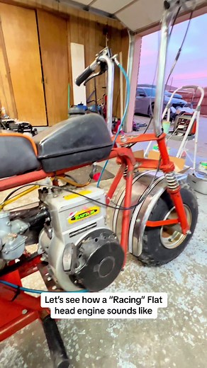 Sears Roper Mini Bike Flathead Engine Sound