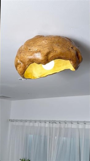 Installing my dream wood ceiling light