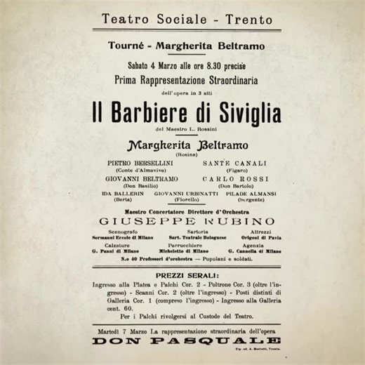 1853 Opera Program Poster: Verdi & Donizetti, Teatro Sociale Print (digital Download) - Etsy