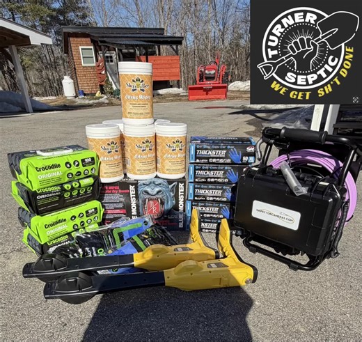 WWETT SHOW HAUL HAS ARRIVED 📦🔥 You know it’s a good day when you come home and there are boxes of new tools waiting to be opened. This is what happens when the Pumper Princess goes shopping at WWETT. Huge shoutout to @ShuBee and @InspectorCameras for helping keep our crew stocked with the gear we trust in the field every single day. From wipes and gloves to inspection cameras and tools that make our jobs easier, safer, and more efficient… this is the good stuff. Wanna know what the crew at Tur