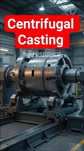 Centrifugal Casting Process and it's Applications #Centrifugalcasting #Castingprocess #shorts