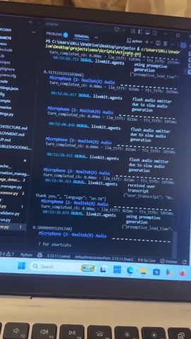 #voiceai #livekit #openai #python #machinelearning #nlp #aivoicebot #multilingual #buildinpublic #techintern | Safeela V