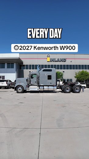 When are you getting one??? This 2027 Kenworth W900 (VIN 1XKWD49X2VR249848) in Grey is a classic long-hood highway truck built for drivers who appreciate traditional styling and hands-on driving. Riding on a 277” wheelbase with an 86” AEROCAB Studio sleeper, this truck blends timeless W900 looks with modern comfort and technology. Power comes from the Cummins X15 565 Productivity Series, delivering 565 horsepower and 1,850 lb-ft of torque. It’s paired with an Eaton RTLO20918B 18-speed manual tra