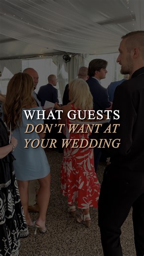 Your guests are uncomfortable and you don't even realize it 😬 Here are things that make guests feel awkward at weddings (especially #3): 1. Cash bars. Nothing says "we don't value your presence" like making guests pay for drinks after they bought you a gift and traveled to be there 💸 2. Super long gaps between ceremony and reception. Two hours of dead time with nowhere to go? Guests end up sitting in their cars or wandering around aimlessly 🤍 3. Forced participation activities. Making every s