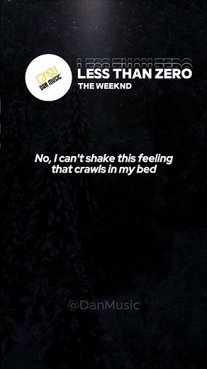 The Weeknd - Less Than Zero #lyrics #songlyrics #lyrics