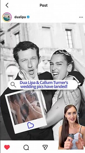 Dua Lipa's Wedding Dress Reveal! 💙 Callum Turner Wedding Pics Have Landed 👀