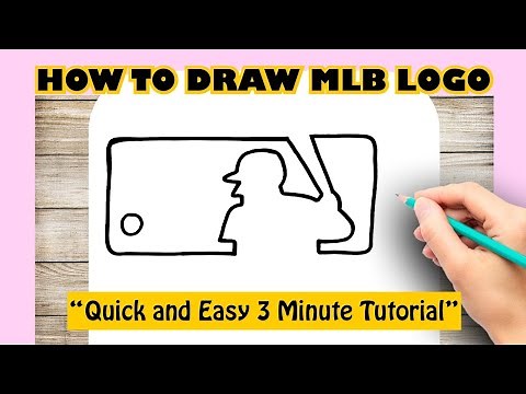 How to draw MLB LOGO