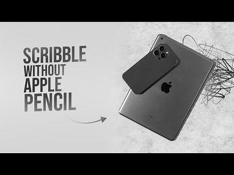 How to Scribble on iPad without Apple Pencil (tutorial)