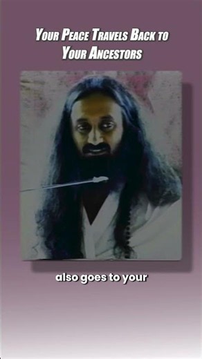Your Peace Travels Back To Your Ancestors! | Wisdom | Gurudev | Meditation Shorts