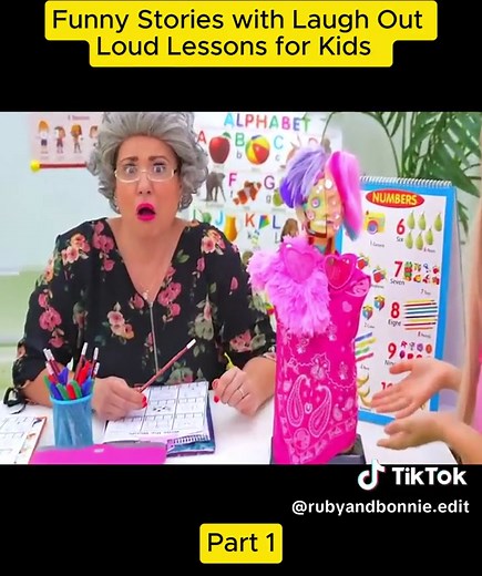 Funny Stories with Laugh Out Loud Lessons for Kids #RubyandBonnie #PlayAndLearn #KidsLearning #KidsFun #PretendPlay #FYP #ForYou