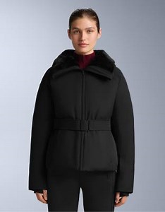 OYSHO Primaloft® ski waterproof padded jacket in black | ASOS