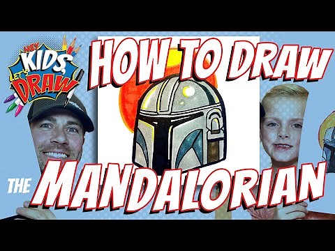 How to Draw The Mandalorian Helmet