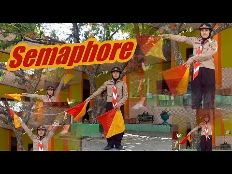 Materi Pramuka - Semaphore (mengirim dan menerima berita menggunakan semaphore)