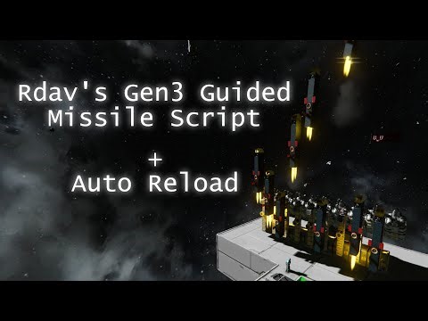 Rdav's guided missiles with auto reload - Space Engineers
