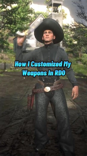 How I Customized My Weapons In RDO 🤠 (Navy Revolver, Lancaster Repeater) #rdr2 #rdo #outfits