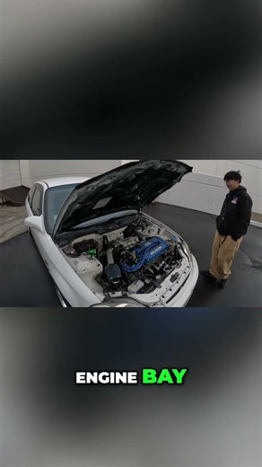 Engine Bay Upgrade: Turbocharged B18C1 GSR Turbo Build! #shorts