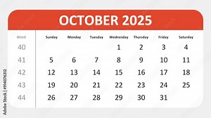 October 15, 2025: Animated 2025 planner showcasing October calendar, highlighting October 15th with space for tasks, notes, and to-do lists.