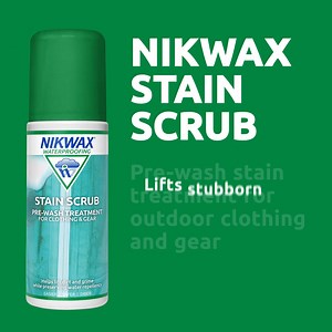 Say Goodbye to Stubborn Stains! Get ready for the ultimate stain-fighting power! Introducing Nikwax Stain Scrub, your new best friend against tough stains. Works on grease, mud & more! Try it now and see the difference! | Nikwax Outdoor Innovation