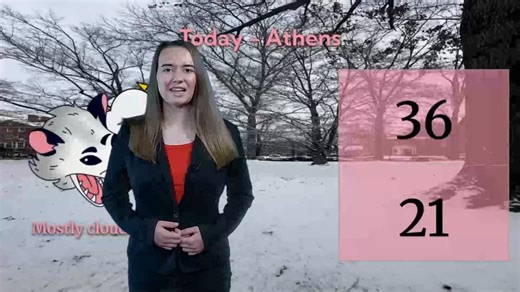 ❄️ Here's your weather forecast by Ohio University student Rachel Grant for the weekend of Dec. 5, 2025! Stay warm, Athens County. | Athens County Independent