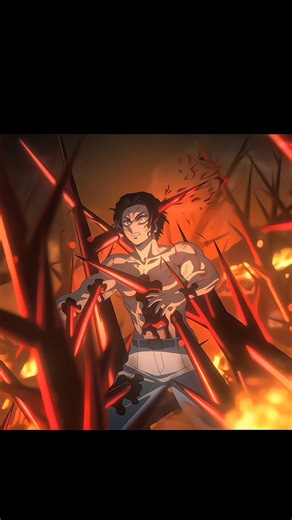 Muzan created a demon in front of Tanjiro..but trapped himself ☠️🔥 #demonslayer #kimetsunoyaiba #oc