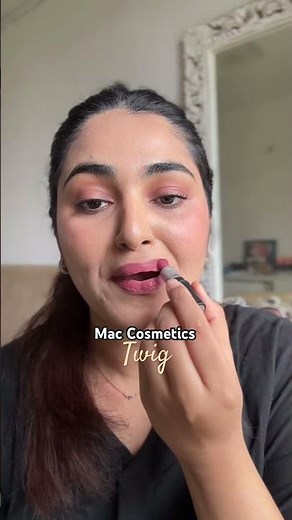 Swatch of Mac Cosmetics Shade Twig #lipstick #MacTwig #maccosmetics