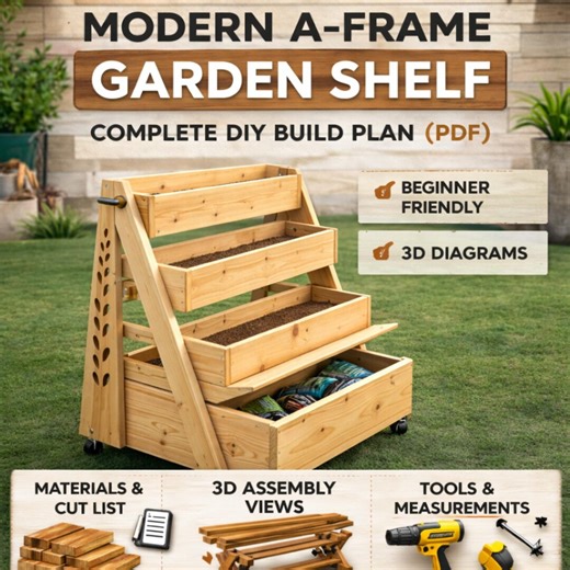 Simple Planter Box Plans - Step-by-step Instructions (PDF) - Etsy