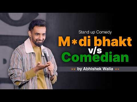 M*di Bhakt vs Comedian|| Crowd interaction|| Stand up comedy ft. Abhishek walia