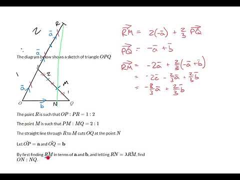 Vectors using lambda coefficient