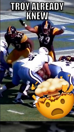 TROY ALREADY KNEW 😳🏈 #Steelers #NFL #highlights