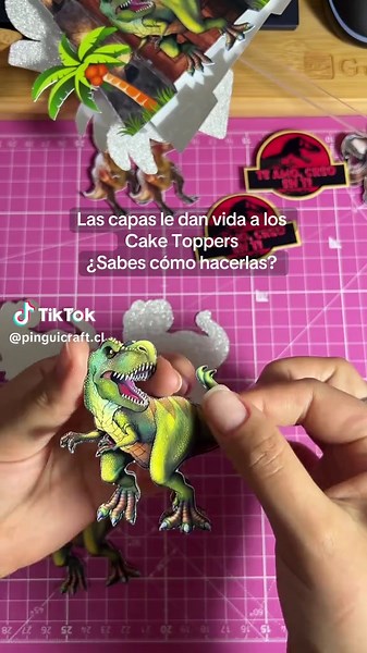 Amando como quedan los #caketoppers cuando le agregamos varias capas 😍😍 #papeleriabonita #cartulina #viralestiktok #clientes