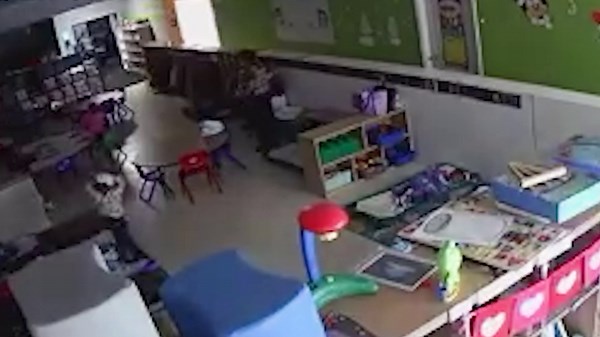 Employee seen shoving four-year-old into garbage can at daycare