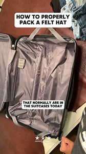 ✈️ Ready to travel in style? Watch this quick tip on how to pack your fedora hat so it stays in perfect shape on your next adventure!  Don’t let your favorite hat get crushed—learn the best way to pack it and keep it looking sharp no matter where you go! 麟✨ Pack like a pro and travel with confidence! Watch now! #AmericanHatMakers #HatStyle #HatLovers #HatGoals #StylishHats #TrendyHats | American Hat Makers | Facebook