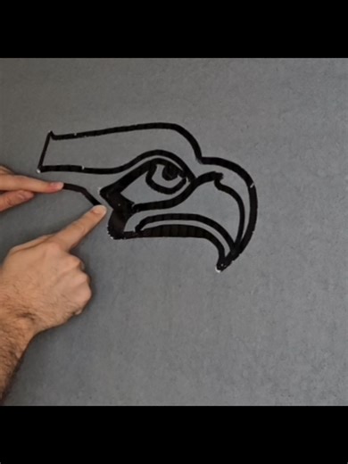 Seattle Seahawks Logo Drawing Guide