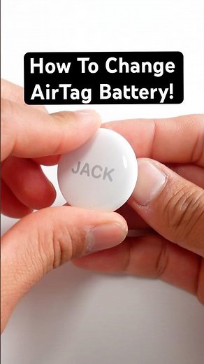 How To Change AirTag Battery! 🔋👍☺️