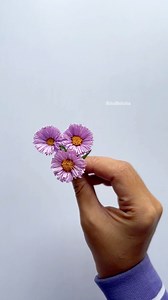 Do you like Aster??? Comment 👇🏻 #Aster #CreativeContent #diycraft #craftreels | Blta.BiShaba