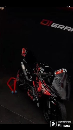 Red & black colour modify ktm rc 390