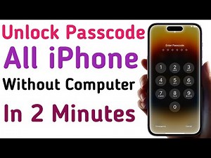 Unlock Passcode All iPhone Without Computer | Reset Passcode | Remove iPhone Forgot Passcode